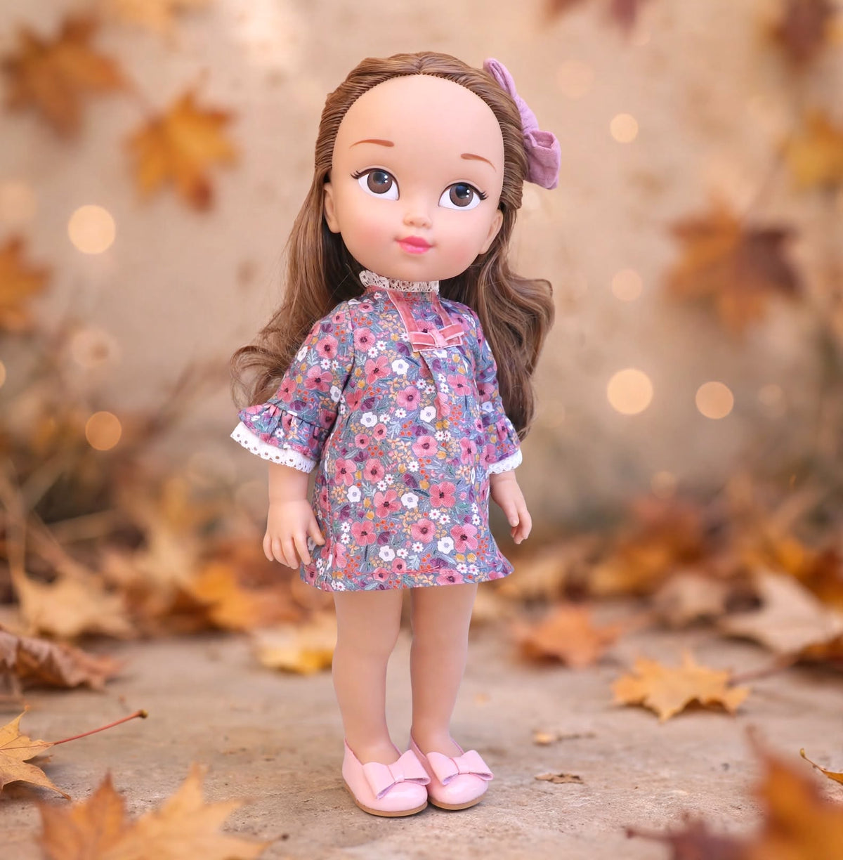 Ballerina patent leather bow – Doll