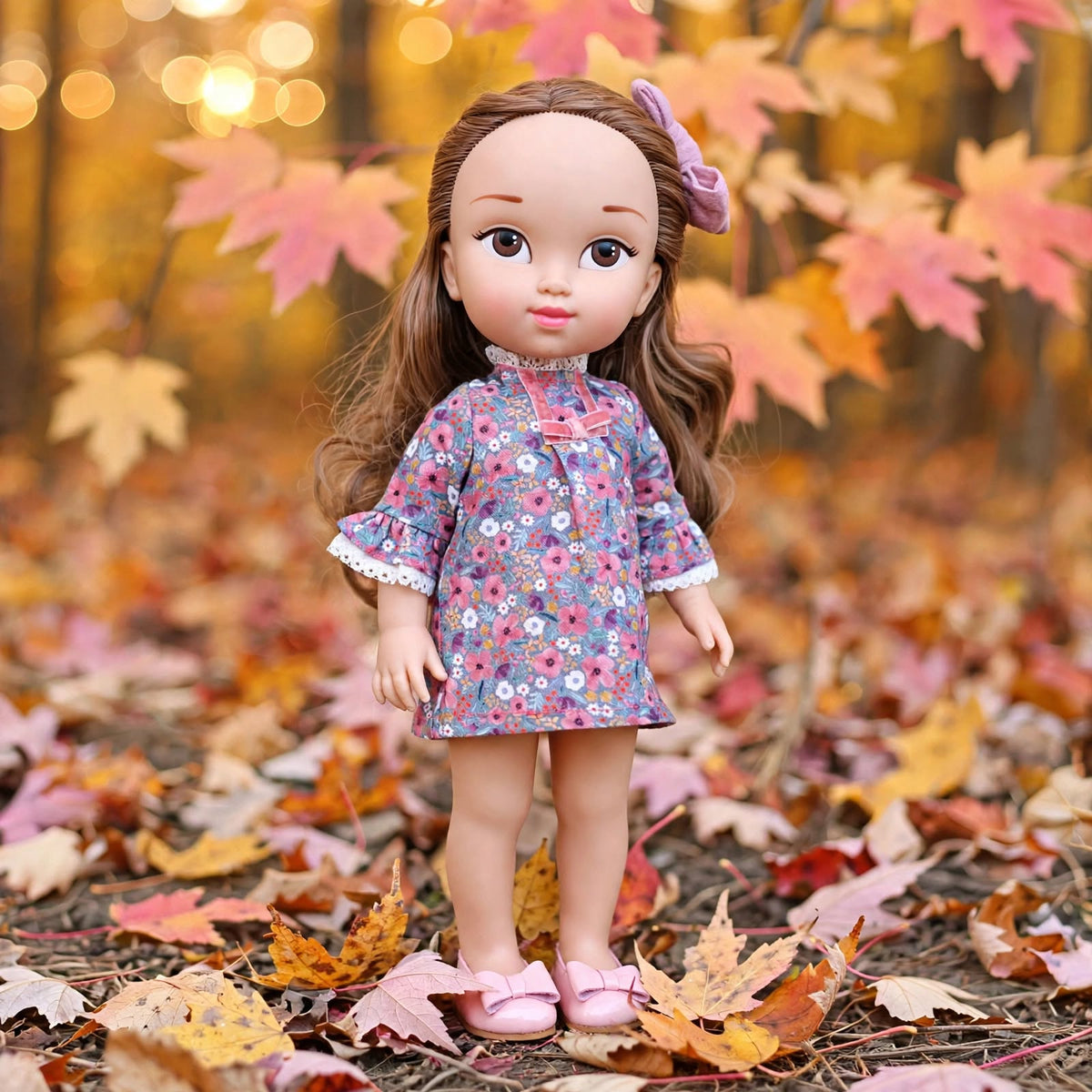 Mint flower dress – Doll