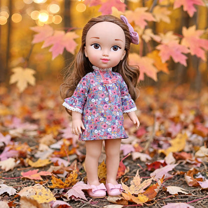 Mint flower dress – Doll