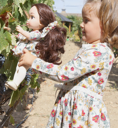 Pack de 2 coleteros a juego con el vestido florence – para niña y muñeca