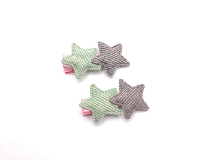 Pinzas 2 estrellas (3 colores)