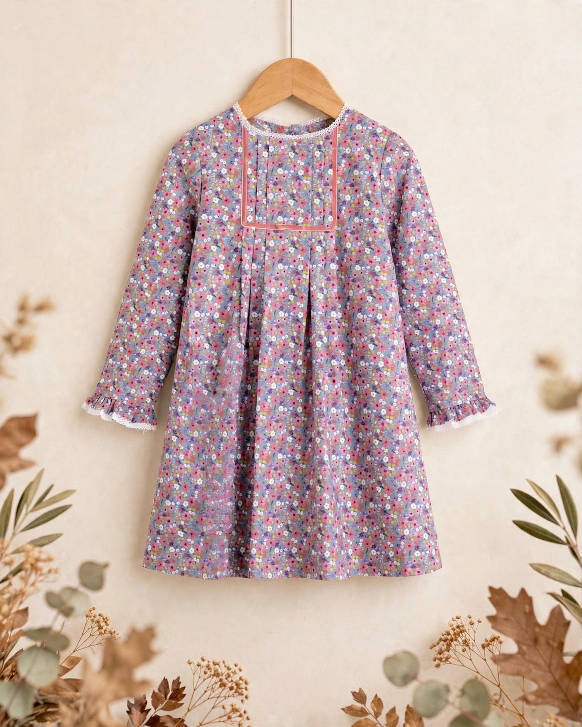 MONTALLEGRO plaid dress - girl
