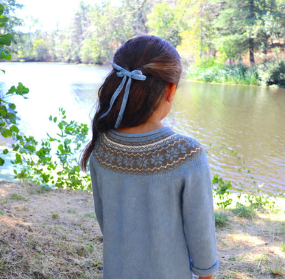 Vestido Suiza NIÑA - Celeste