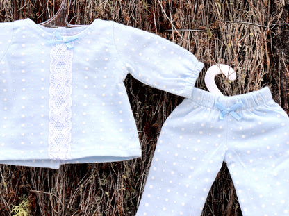 Polka dot pajamas – Doll