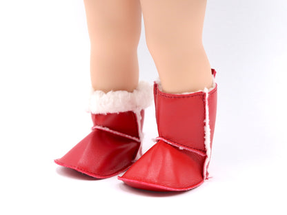 Australian boot in red – Doll 