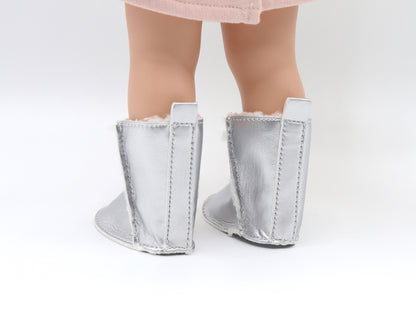 Australian boot in silver – Doll