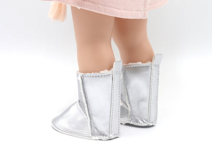 Australian boot in silver – Doll