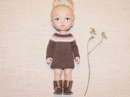 Aspen Brown Dress – Doll