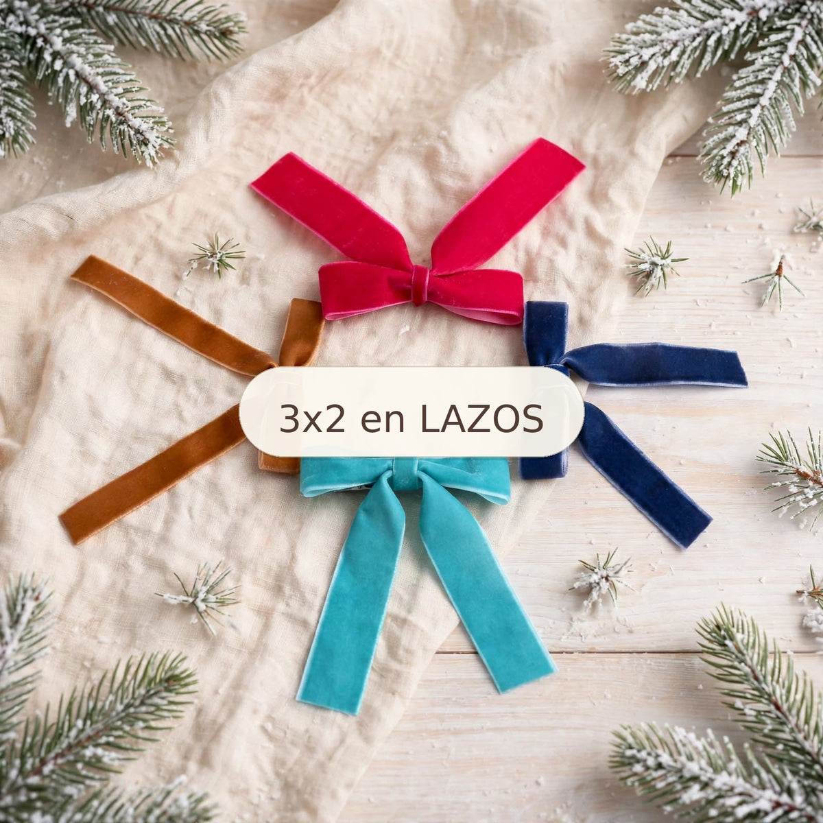 Lazo sencillo de terciopelo