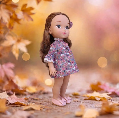 Mint flower dress – Doll